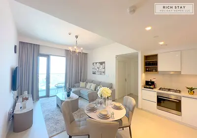 Fully Furnished 1BR | High Floor | Dubai Frame View