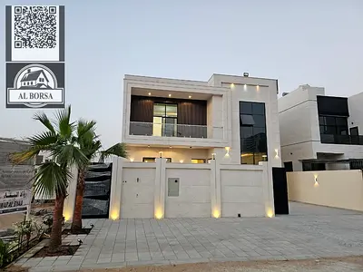 🏠 For sale in Al Amrah, Ajman - 5 master bedrooms, living room, majlis, and maid's room! Freehold ownership for all nationalities