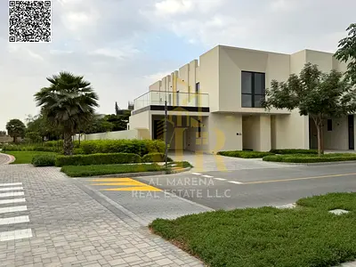 Luxury corner villa on 6200 sq ft with pool and garden, direct golf course view, ready for immediate occupancy