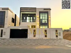 Villa for sale in Al Bahia – 5 bedrooms, majlis and 2 living rooms, 2 floors, quiet location