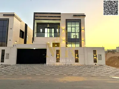 Villa for sale in Al Bahia – 5 bedrooms, majlis and 2 living rooms, 2 floors, quiet location