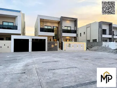 Luxury villa at an attractive price in Al Zahia – Ajman, VIP super deluxe finishing and easy bank financing, just two minutes from Sheikh Mohammed Bin