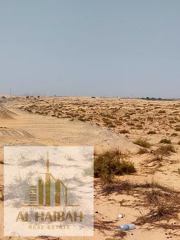 للبيع قطعه ارض سكنيه في الشارقه موقع وسعر مميز زاويه شارعين