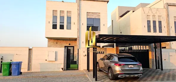 فيلا للبيع بالفرش بالشارقه بساتين الزبير الرحمانية