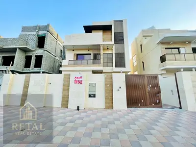 Luxury 3-Story Villa for Sale in Al Bahia, Ajman | 5 Master Bedrooms | Central AC | Fully Equipped Kitchen | CCTV, Sound System, Wi-Fi