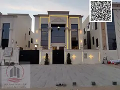 For sale, a villa in Ajman Al Helio, 5 master rooms, a Majles room, a hall, and a maid’s room, fre