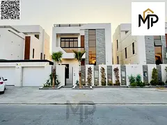 Two-story villa with a rooftop terrace and swimming pool, price includes electricity, water, and air