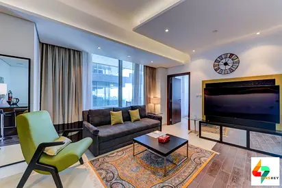 All Inclusive & No Extra Charges!! Comfortable One Bedroom Apartment in The Matrix Tower, Sports City