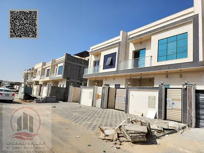 للبيع فيلا بعجمان منطقبه الحليو شامل رسوم التسجيل 5 غرف ماستر ومجلس و صالة وغرفة خدامة وروف تمليك حر لجميع الجنسيات وأمكانية التمويل البنكي