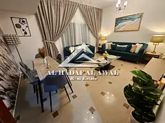 For monthly rent: two bedroom and a hall in Al tawun with free internet