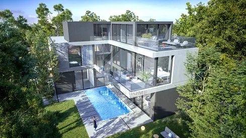 فيلا من 5 غرف نوم مع مصعد | مميزة بسعر ممتاز | ملكية حرة