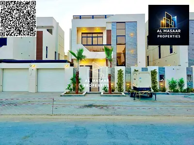 For sale, a villa with a swimming pool, two floors and a roof, 6 master bedrooms, including electricity, water and air conditioning