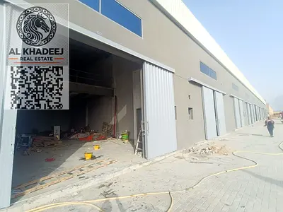 Brand new warehouses, first occupancy, suitable for all activities, in Al Jurf 3 area, close to all services and near Mohammed Bin Zayed Road.