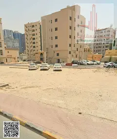 For sale in Ajman, residential/commercial land in Al Nakheel 2 area. The land overlooks the Corniche