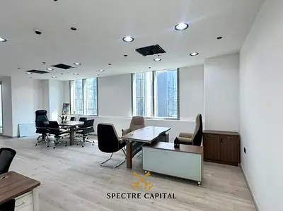 Fitted and Furnished Office | The Prism Tower, Business Bay