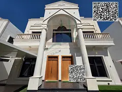 Villa for sale in Ajman – Elegant classic design Location: Al Amrah area – directly opposite the
