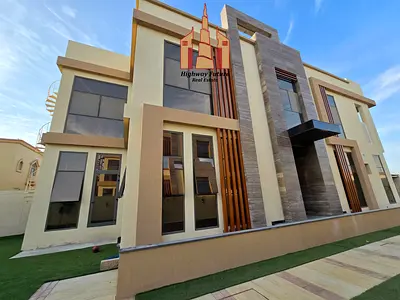 Brand new luxury modern 5 bedroom villa 12 cheques garden parking big hall wardrobes balcony 170k