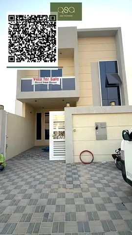 Villa Townhouse atspecial price in Al Zahya area, 6 master bedrooms, a living room, a hall and Rooftop, freehold for all nationalities,