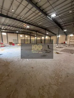 Warehouse for annual rent in Umm Al Thuoob | 45,000 sqft + 10,000 sqft | 750 kW | Labour accommodati