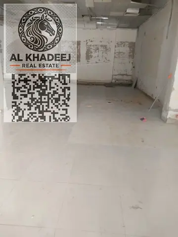 A large shop in the Mushairif area of ​​Ajman, suitable for all activities and close to all services and main roads.