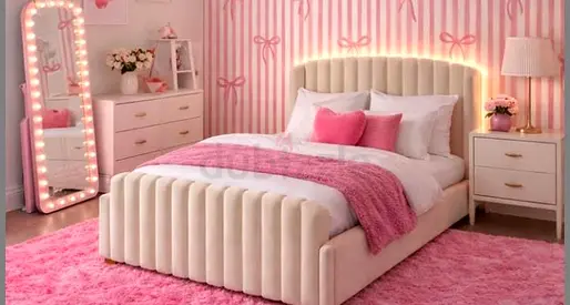 Beige colour 180*200 king size bed