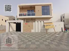 For sale, a villa in Ajman Al-Bahia 7 master rooms, a Majles room, a hall, and a maid’s room, free