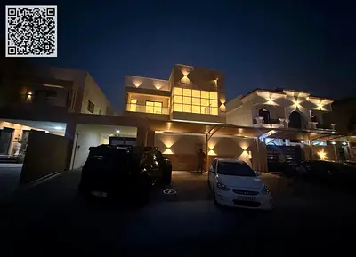 فيلا جديدة تمامًا من خمس غرف نوم متاحة للإيجار في الياسمين، عجمان
