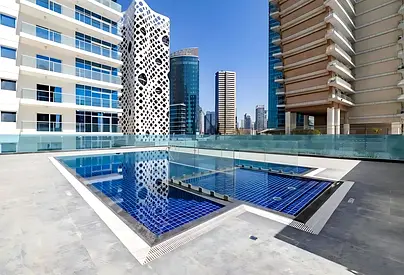 No commission High-Floor Studio in AG Tower | Fully Furnished with Canal View!