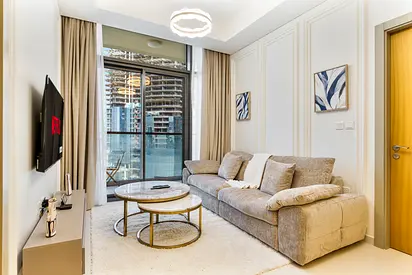 Chic 2Bed w/ Canal Views | Near to Burj Khalifa | Furnished | Flexible term