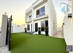 For sale, a new villa with a large yard, the first resident, close to the Mohammed bin Zayed exit, w