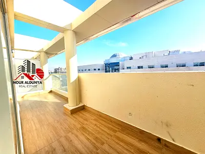 12 CHEQUES - SPACIOUS 1BHK + MASTER BEDROOM + 2 BATHROOMS + BALCONY + GYM FREE + CAR PARKING FREE - AVAILABLE FOR FAMILY - RENT 50K