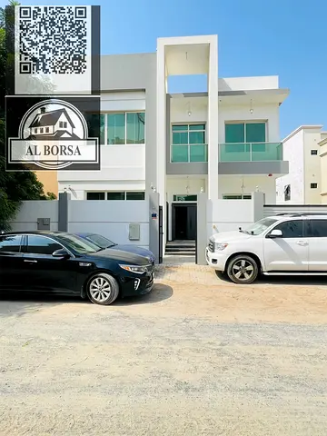 Villa for rent in Ajman Al Yasmeen on the corner of two streets, beautiful location, payment facilities