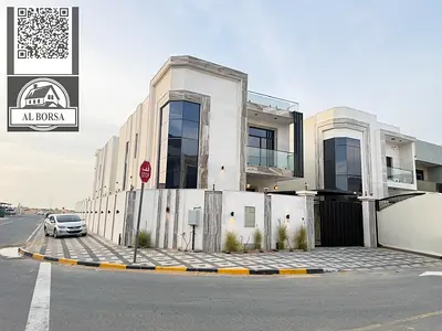 Villa for rent in Al Zahia – First occupancy | 5 master bedrooms + Majlis + Living room + Kitchen + Maid's room | AED 100,000