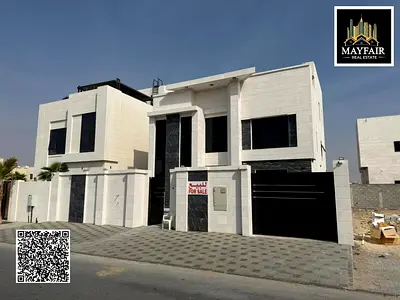فيلا جاهزة للسكن الفوري، تشمل جميع رسوم التسجيل والملكية والكهرباء والماء، تقع على الشارع الرئيسي، في أحد أرقى أحياء عجمان.