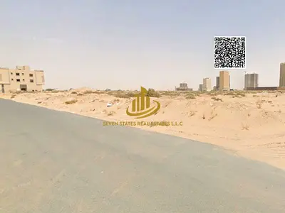 Rare investment opportunity in Al Alia Ajman, residential-commercial land with G+50 permit on two streets, near Sheikh Mohammed Bin Zayed Road