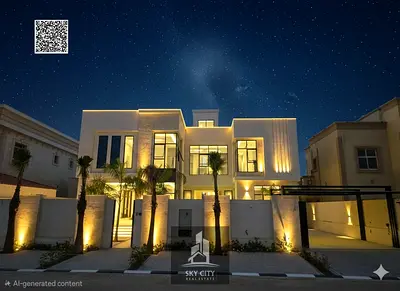 فيلا بتصميم أوروبي ولمسات فاخرة. الموقع المميز بالقرب من جميع المرافق - السعر يشمل الكهرباء والماء وتكييف الهواء.