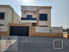 Villa for sale in Ajman, Al Helio area, including registration fees. 5 master bedrooms, living room,