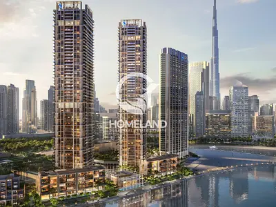 High-End Living by the Water | Dubai Skyline View