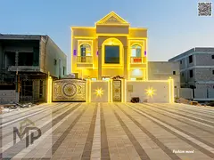 Classic design villa | High-end finishing | Large setback 20 meters | 5 rooms, majlis, 2 halls, maid