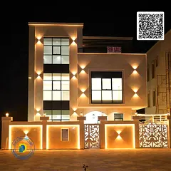 Corner villa with 7 bedrooms and 3 living rooms, 5100 sq ft built-up area in Al Zahia, at an excelle