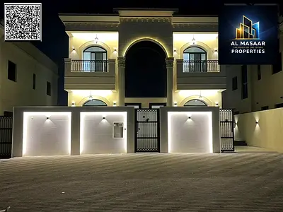 امتلك فيلا احلامك في قلب عجمان بجوار الخدمات شامل رسوم التسجيل مقابل مسجد بها مسبح كبير قريبه من ازهي