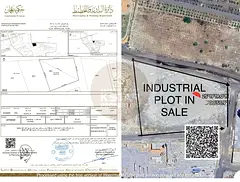 CHEAPEST NDUSTRIAL PLOT FOR SALE (2 SIDES CORNER - 3 SIDES ROADS) IN AL MANAMA AJMAN