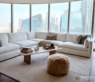 Luxury 3BR + Maid | Fully Furnished | Burj Khalifa | High Floor