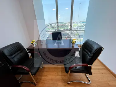 FLEXI DESK OFFICE WITH EJARI | PRIME LOCATION | NEAR METRO AND MALL | DEWA CHILLER WIFI FREE