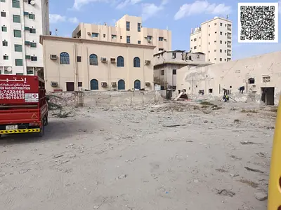 Land for sale Luware 1 area - Ajman Residential commercial (Ground + 3) Area: 448 m² - 4820 ft² Prime location near Ajman Walk and close to all basic