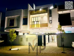 Luxury villa for sale in one of Ajman's most prestigious areas, including registration fees. Fre