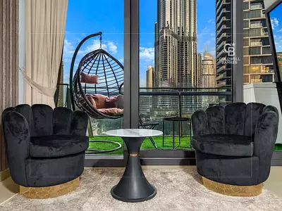 Fully Furnished | Burj Khalifa and Fountain View