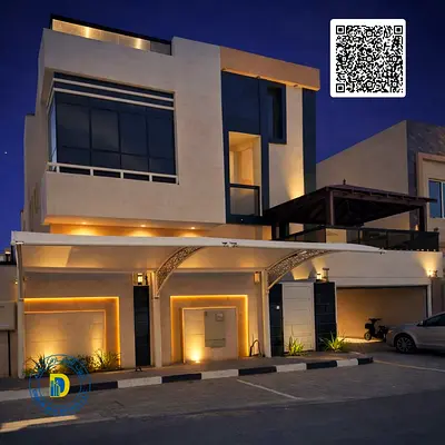 السعر يشمل ماء وكهرباء ومكيف فيلا 4 غرف مع تراس وروف بالحليو2