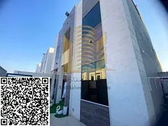 Villa for sale in Ajman, Al Yasmeen area   Super deluxe finishing   A very special location with ele