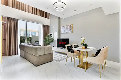 Stylish 1BR Villa near Global Village & Golf Clubs | Furnished | Flexible term